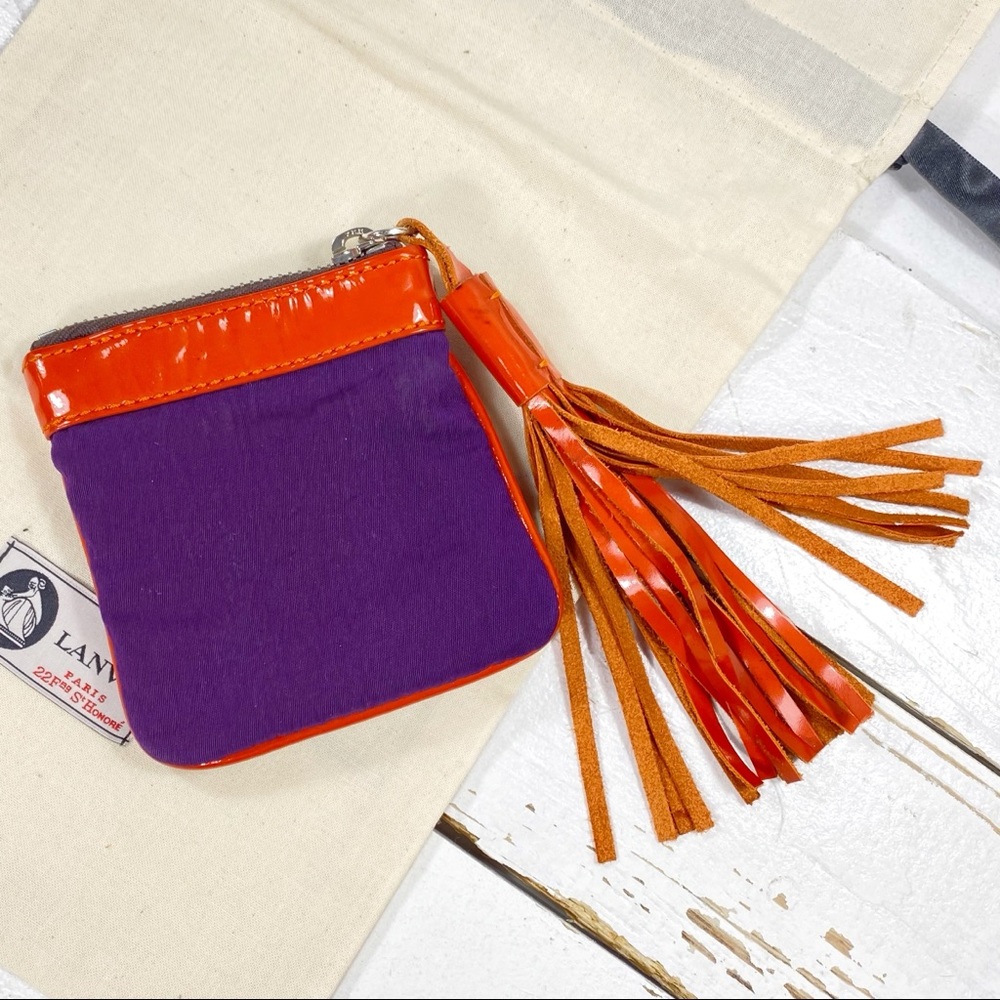 |SOLD| Lanvin Rare Tassled Coin Purse - Picture 5 of 10